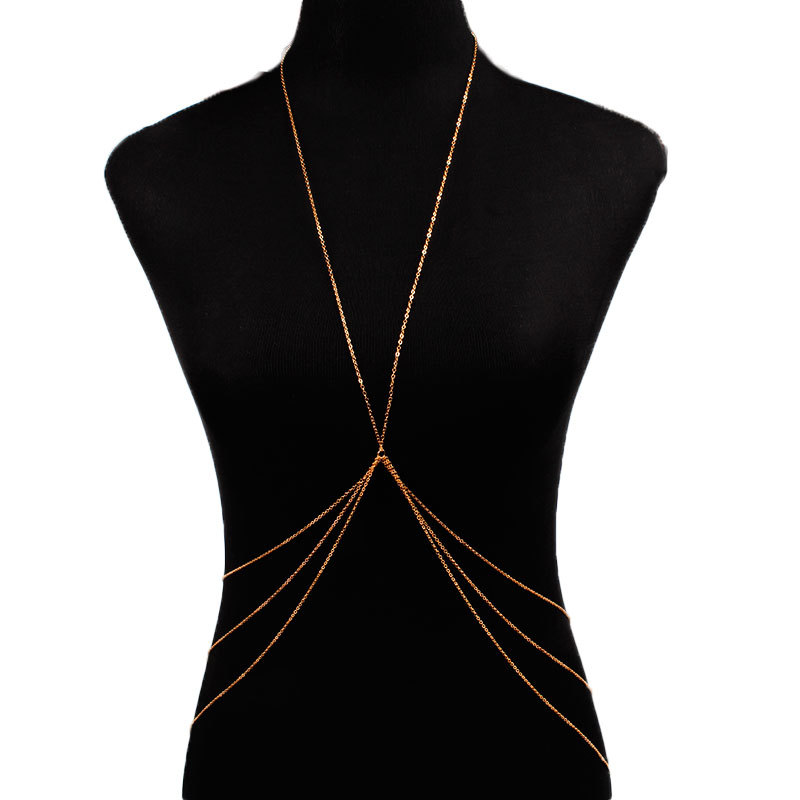 Body Jewelry Necklace - Novo estilo simples corrente colar barriga