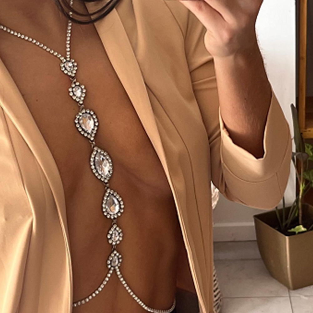 Moda sexy gota de água colar c - Body Jewelry Retainers avaliação e preço