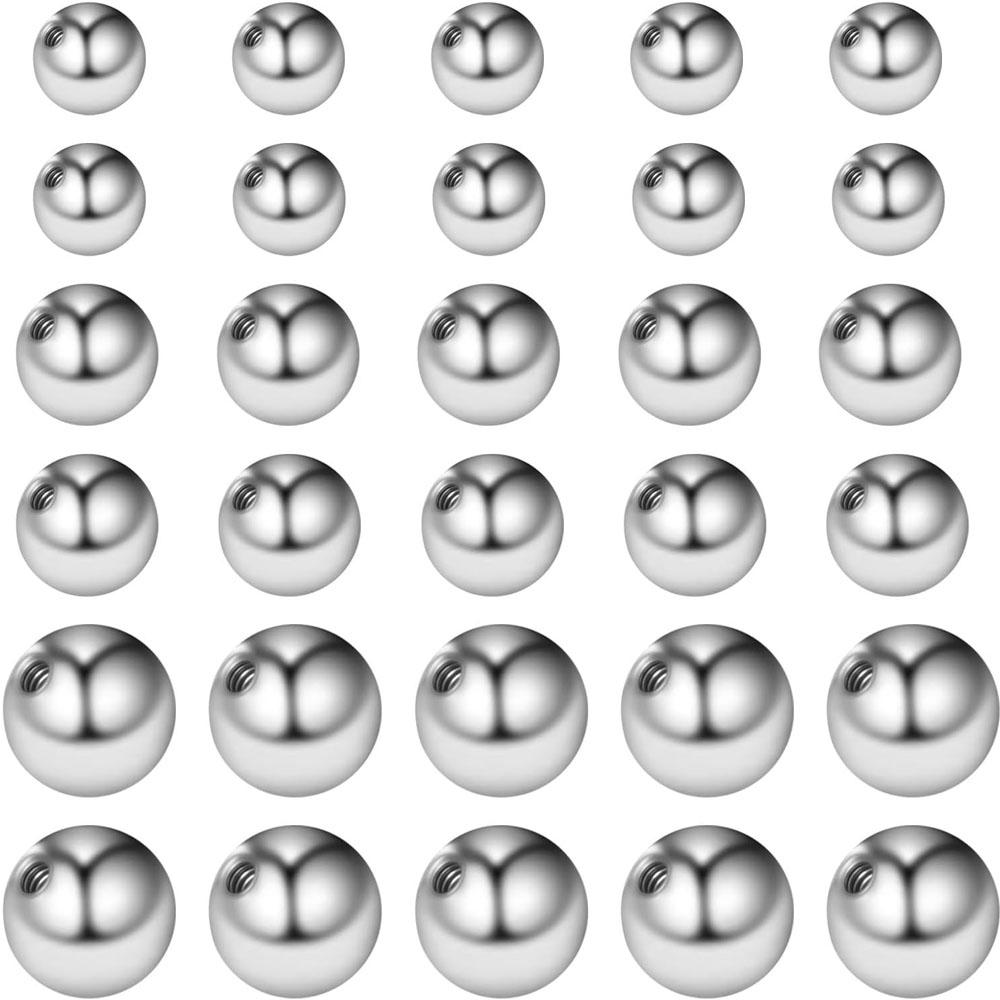 Conjunto de 10/30 Peças de Bol - Body Jewelry Replacement Ball avaliação e preço