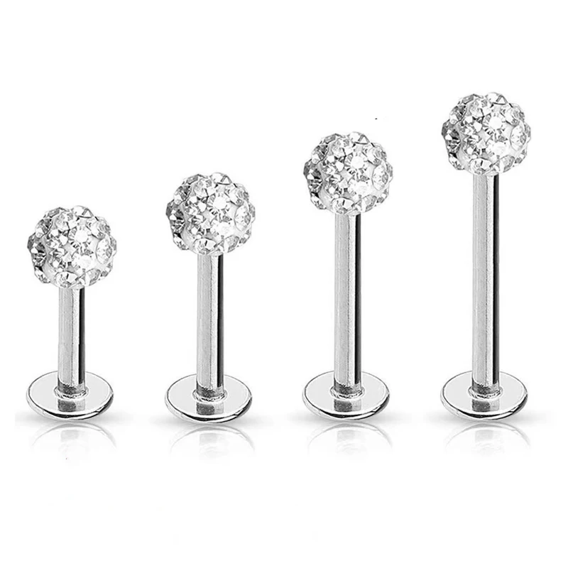 4 peças de joias para piercing - Body Jewelry Surgical Steel avaliação e preço