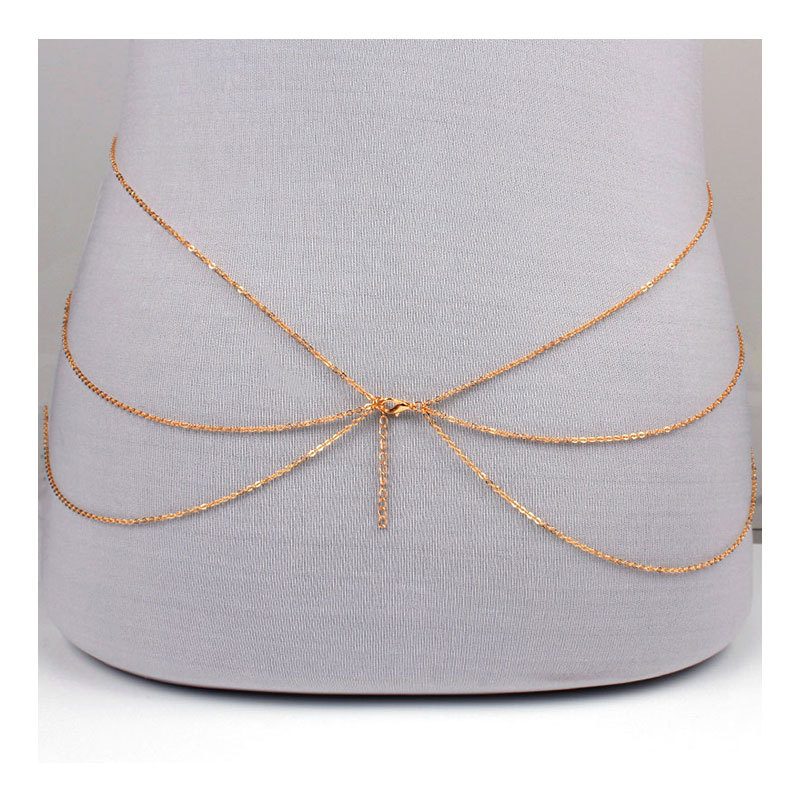 Novo estilo simples corrente c - Body Jewelry Necklace avaliação e preço