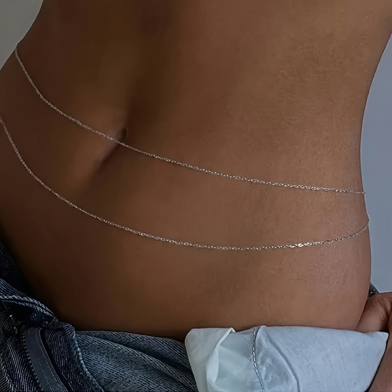 Cinto de cintura de metal dour - Body Jewelry For You avaliação e preço